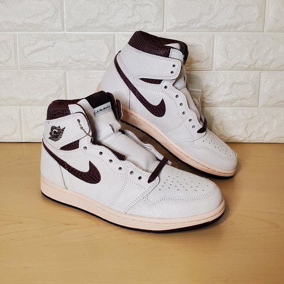 Nike Air Jordan 1 High Retro OG High x A Ma Maniere Sail Size 8.5 DO7097-100 - Picture 3 of 12